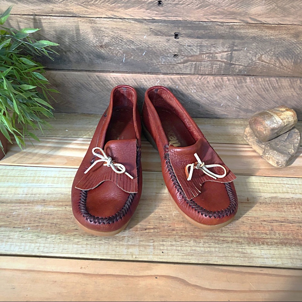 Dexter vintage 70’s style leather moccasins